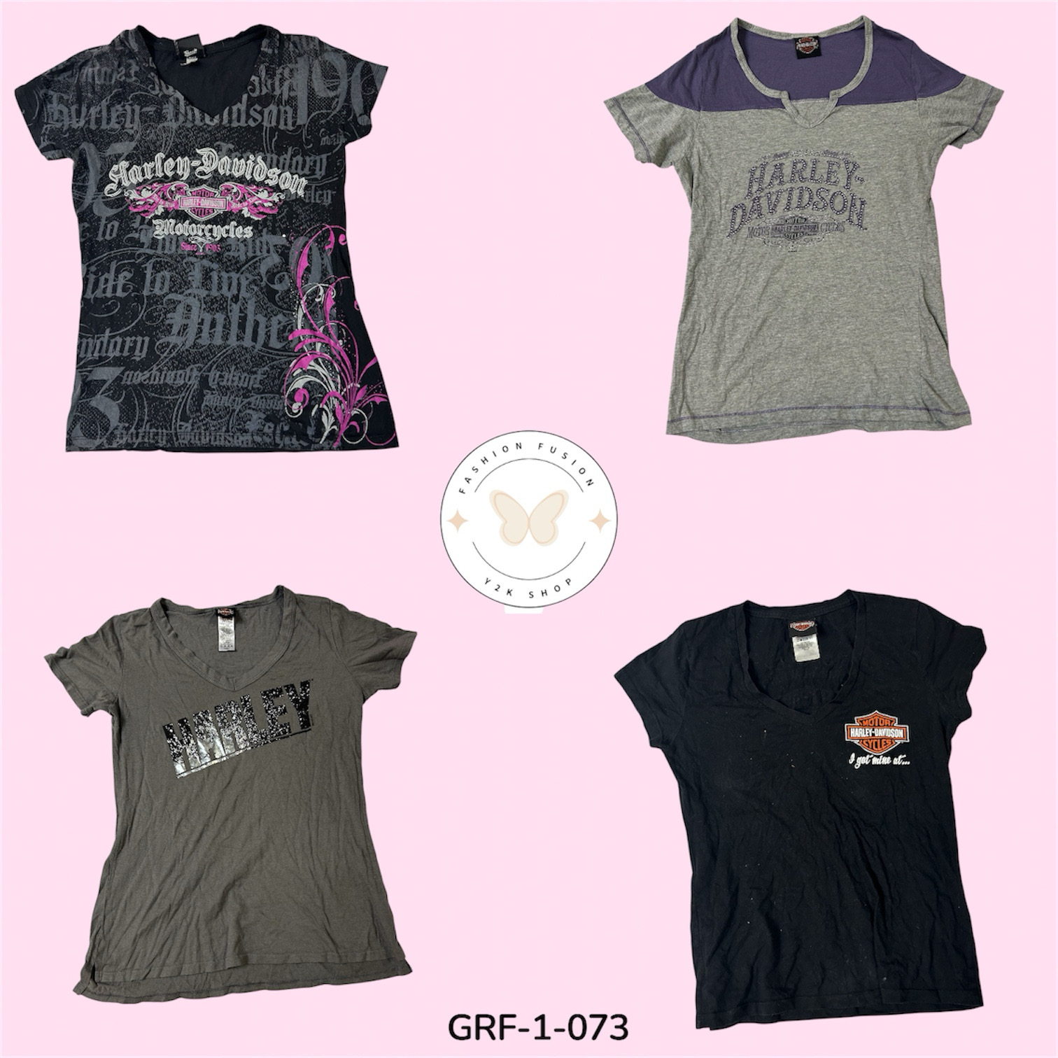 Y2K Harley Moto Tee – Classic American Biker Style (GRF-1-073)