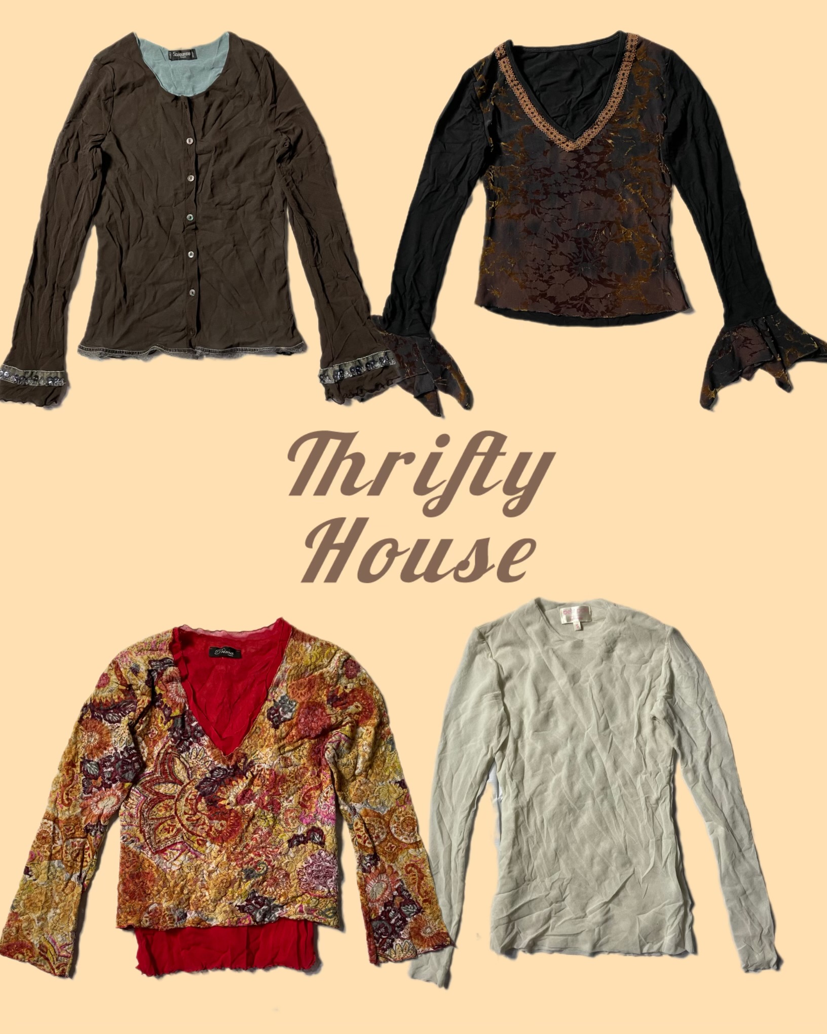 Boho Y2k Tops(TH/099)