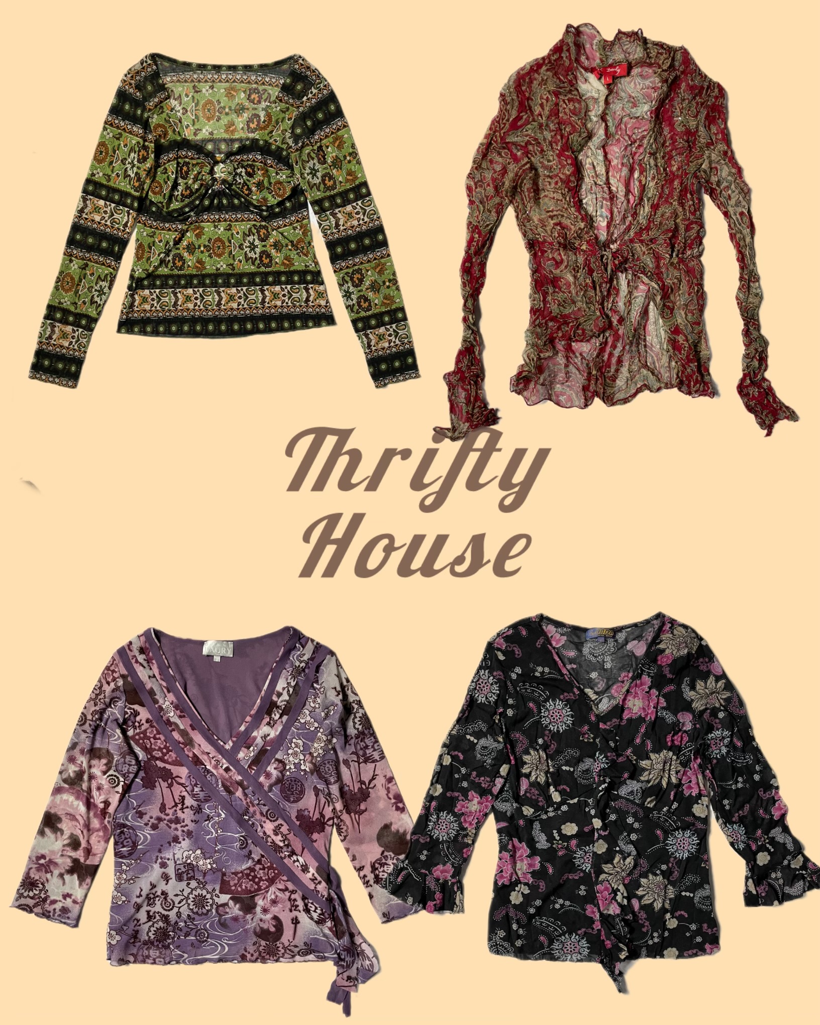 Vollärmelige Y2k Tops(TH/100)