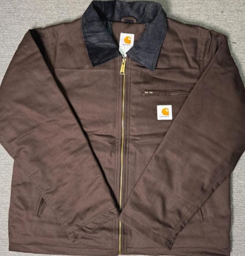 Veste Detroit en chocolat brun Rework Style.