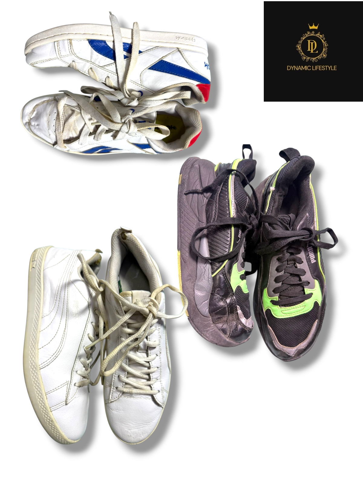 Puma fila reebok chaussures