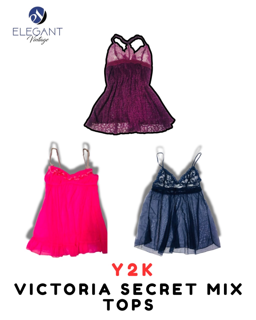 Y2K Victoria Secret Mix Tops - EV2053