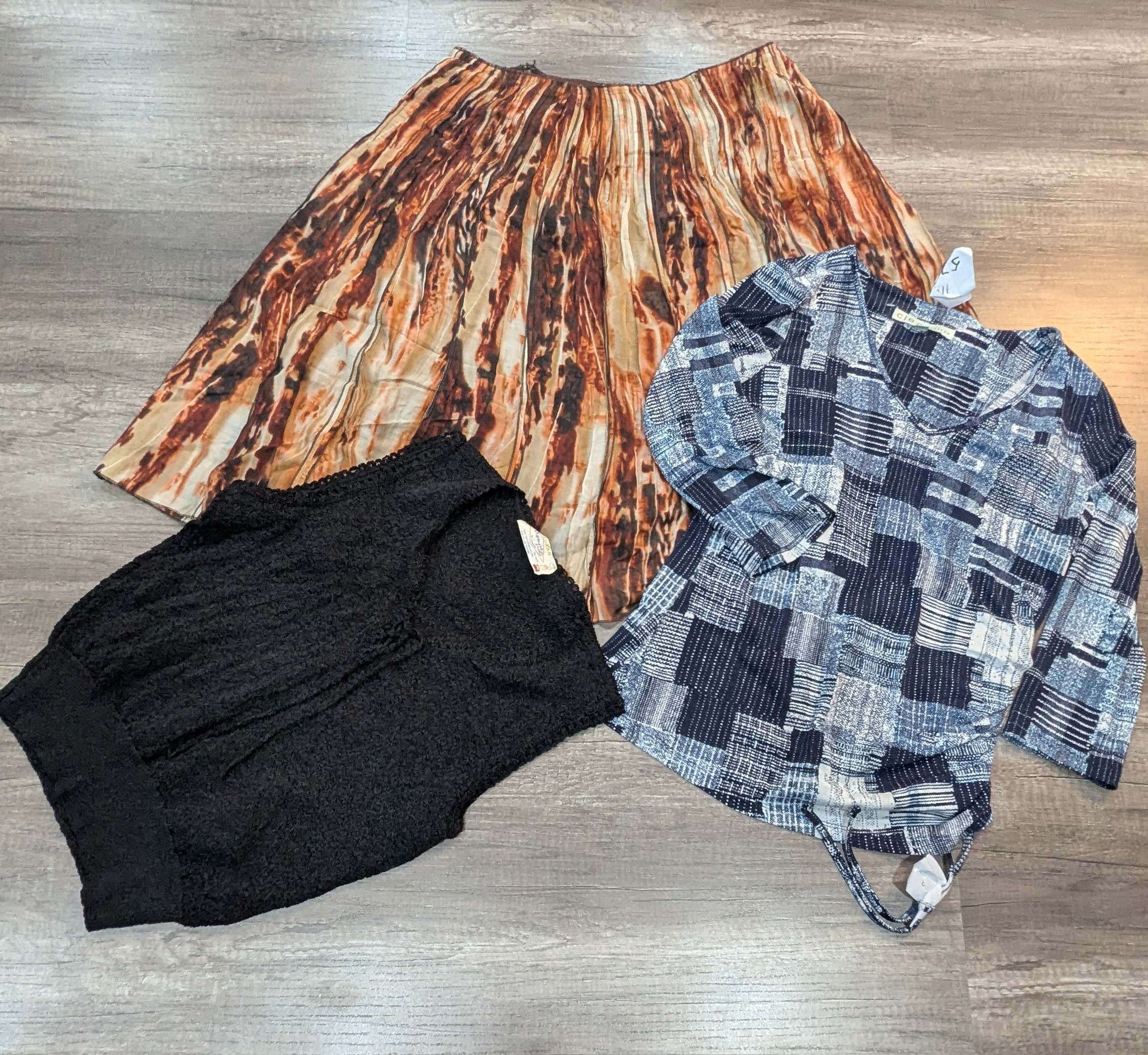 3016 - Y2K Stil Rock, Bluse