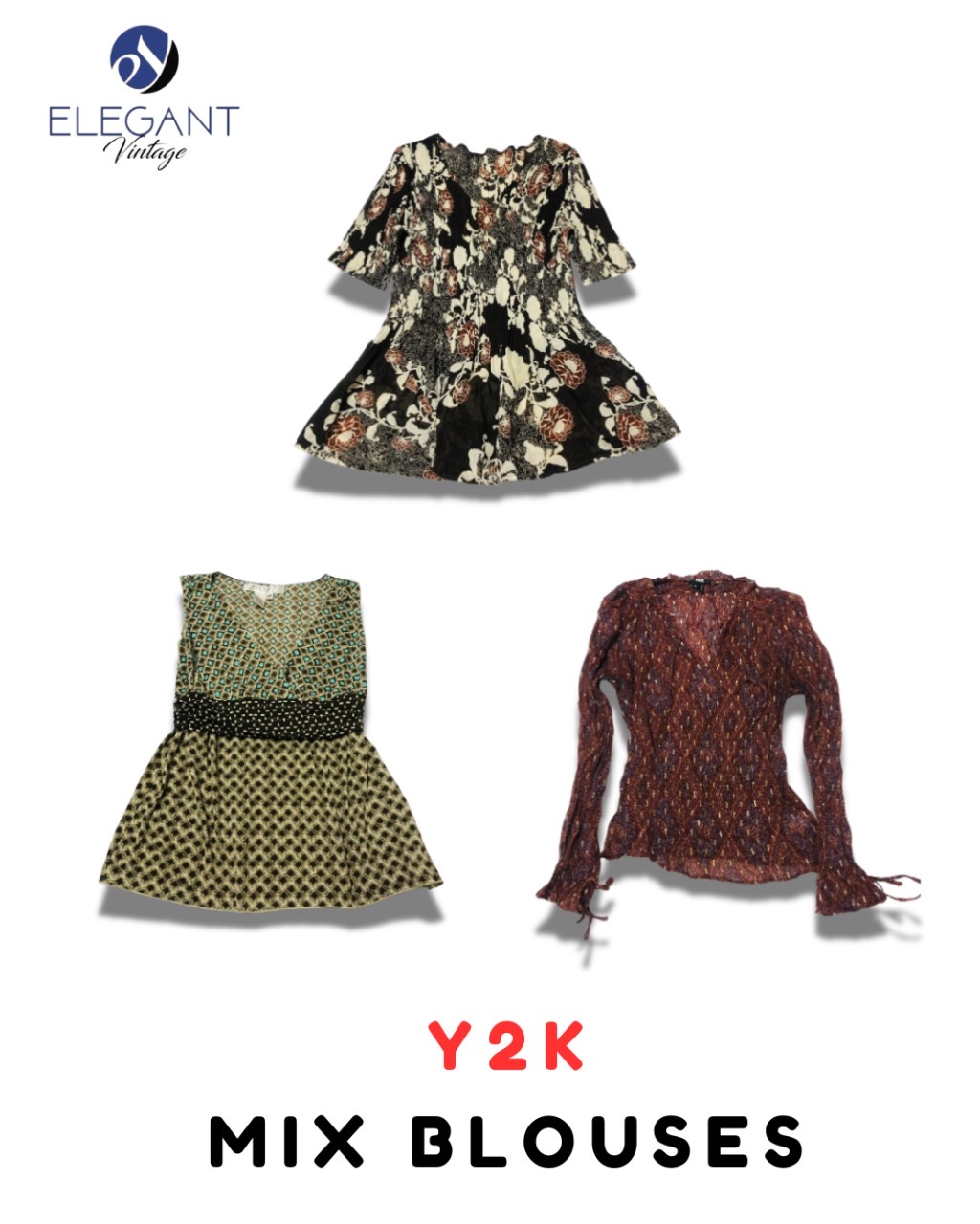 Y2K Mix Bluse - EV2079