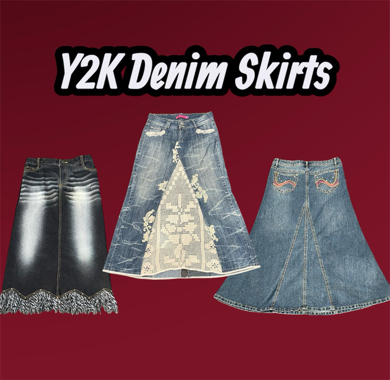Gonne di jeans Y2K - (14/01)