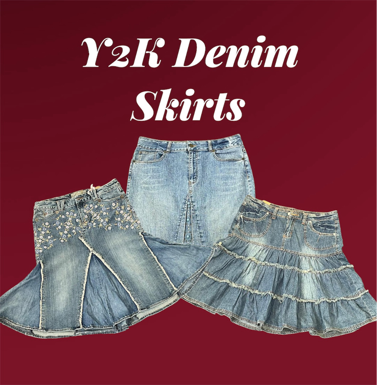 Gonne in denim Y2K - (14/01)