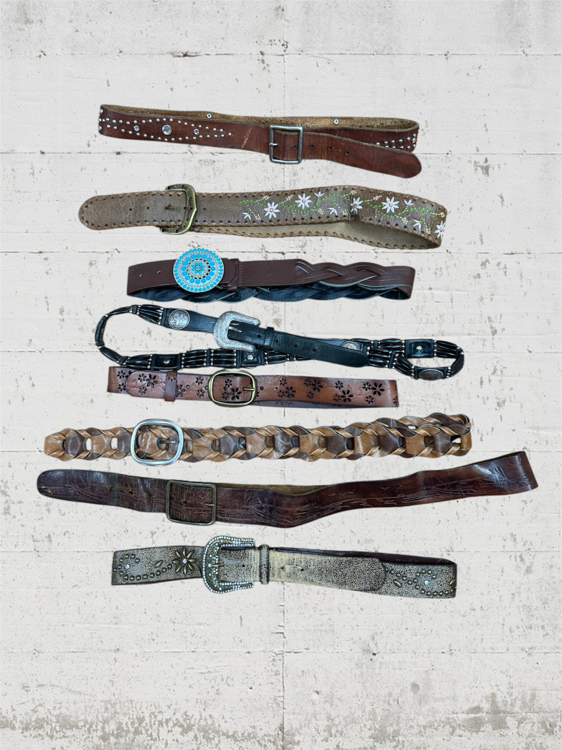 Cintura in pelle Y2K 8 pezzi a 323