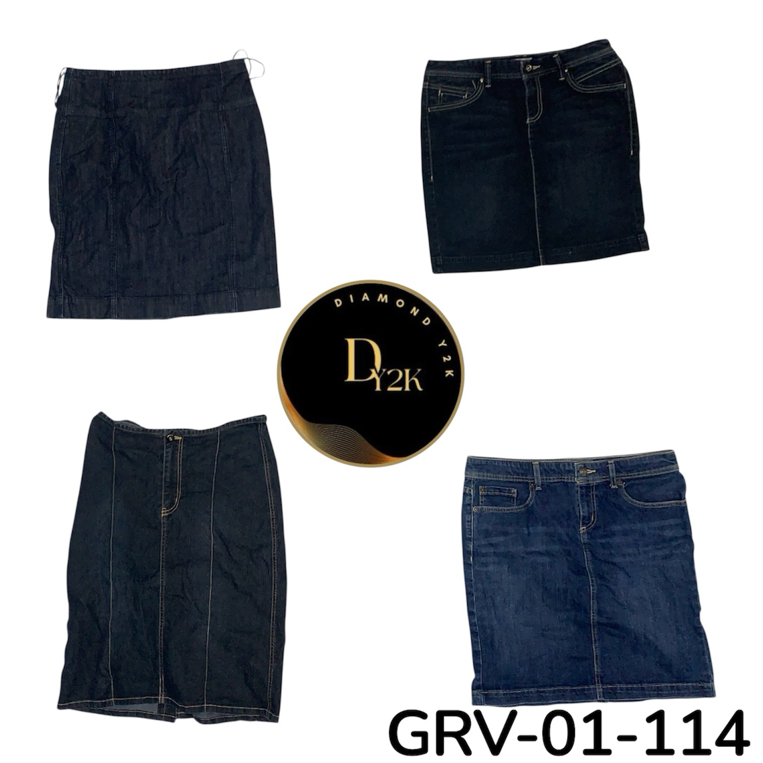 Trendy Y2K Denim Midi Skirt – Streetwear Outfit (GRV-01-114)