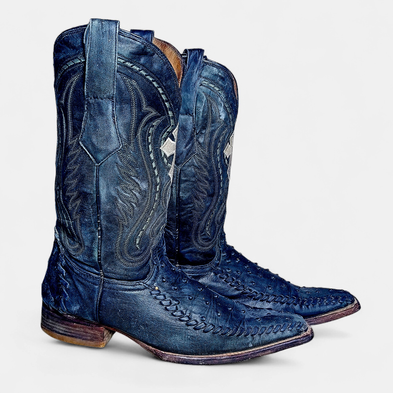 SA#384 Vintage Cowboy Stiefel - Mexikanisch und mehr