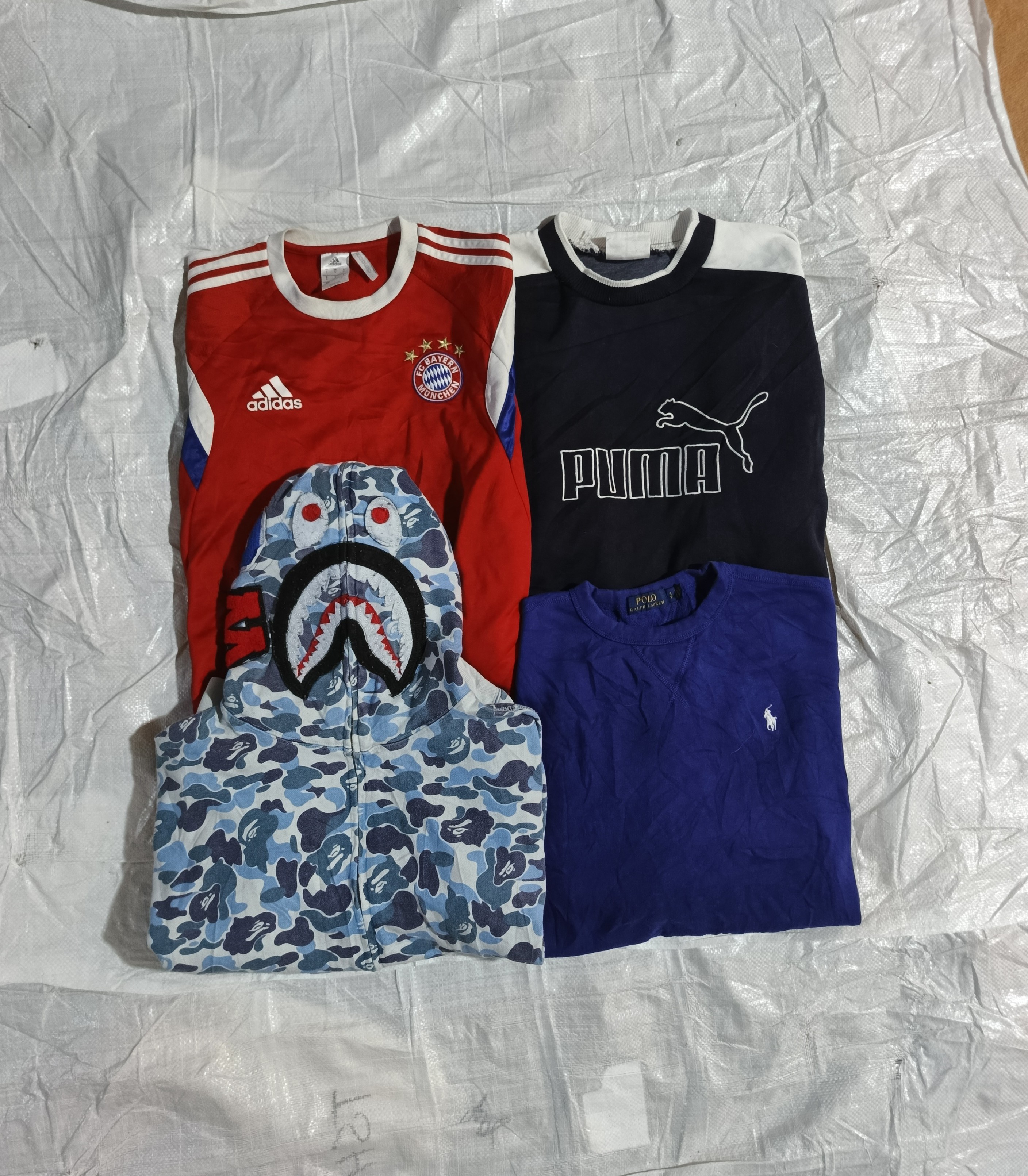 A bathing ape, vintage sweatshirts