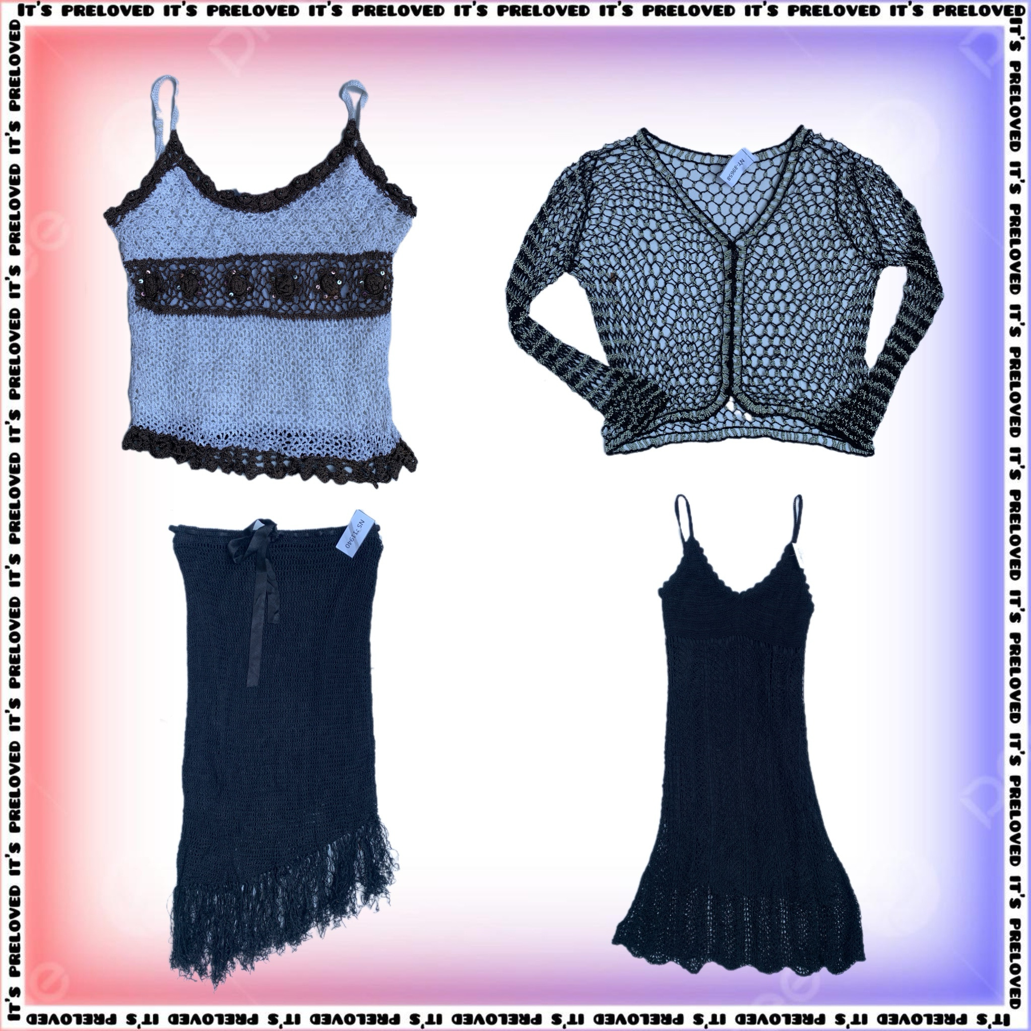 Nonchalant Style Set -Tops, Dresses, Skirts (SS-1829)