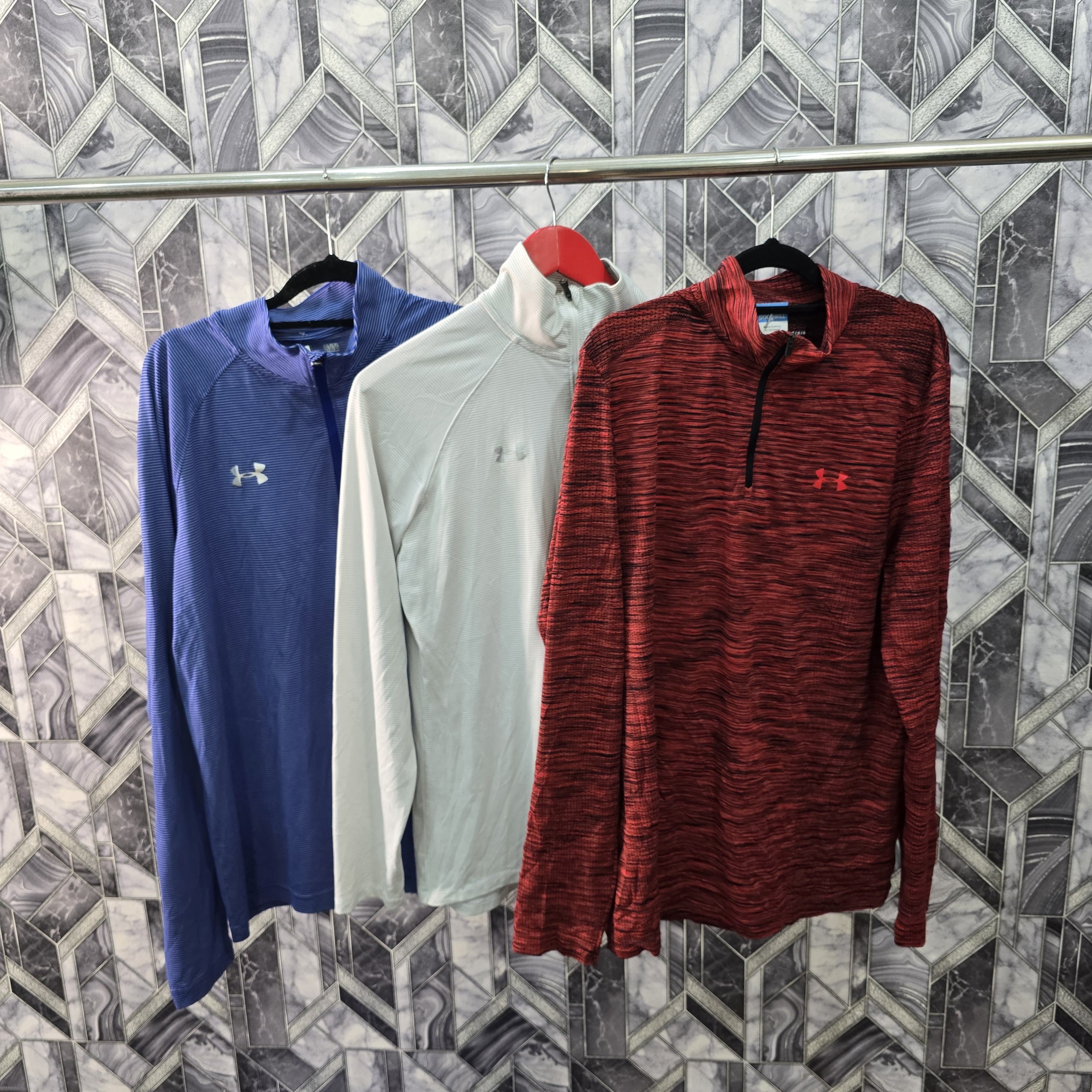 AV-0647 Under Armour giacche con zip 1/4