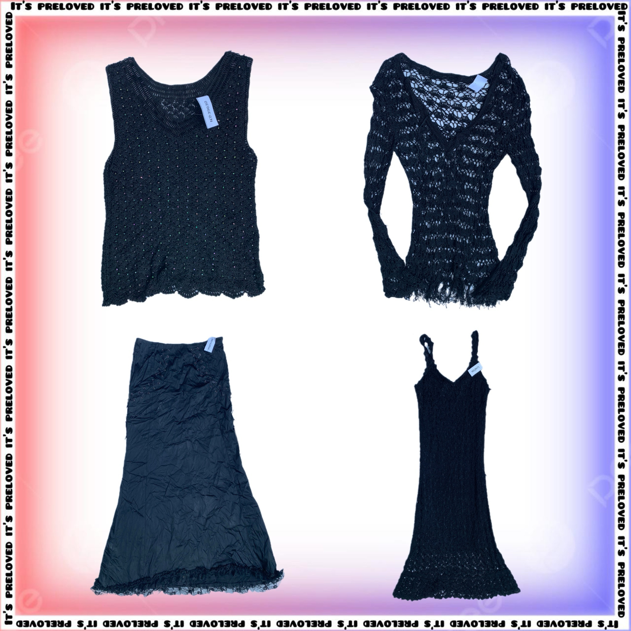 Monochrome & Minimal - Tops, Kleider, Röcke (SS-1834)