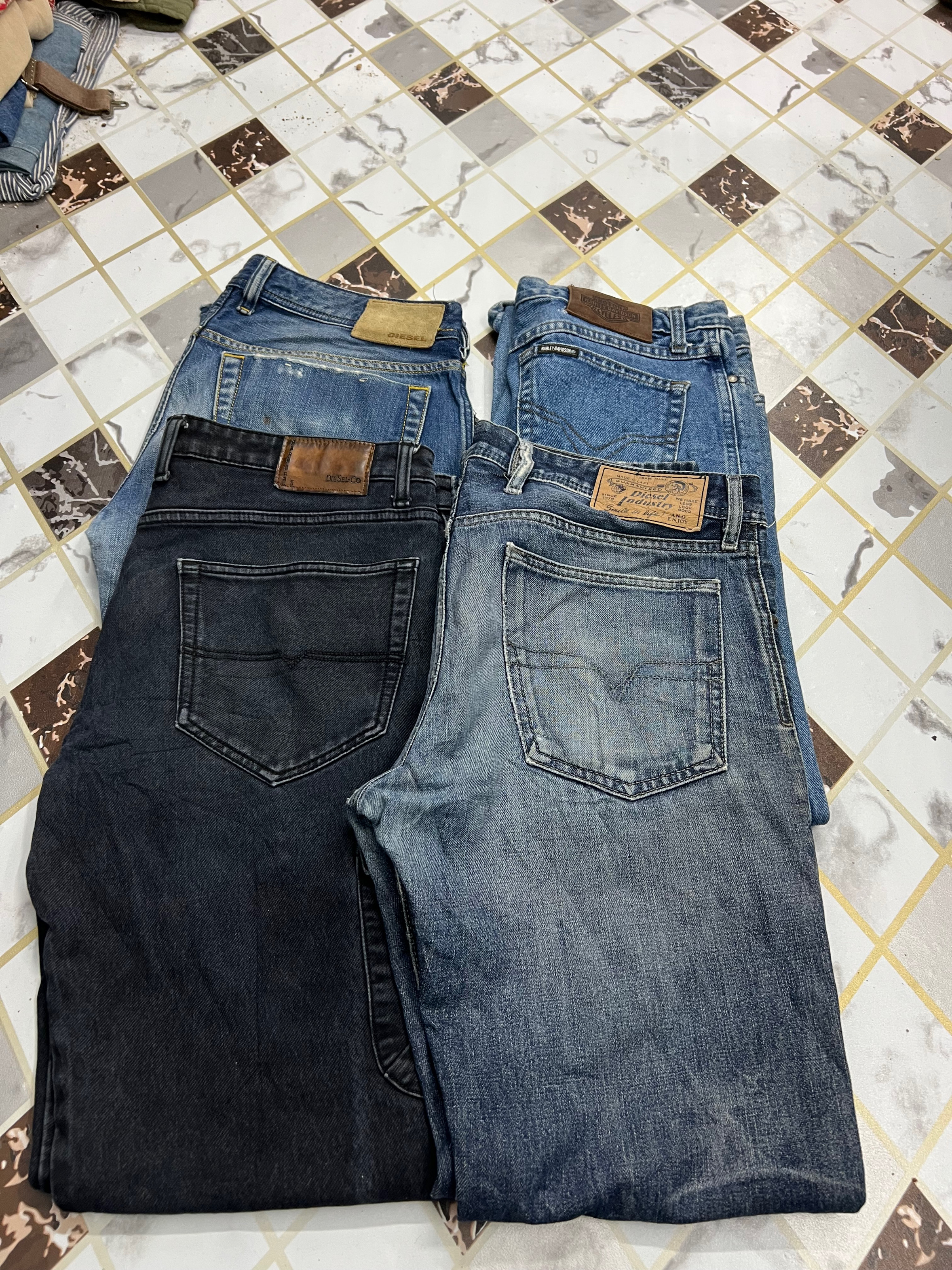 Harley davidson & diesel jeans