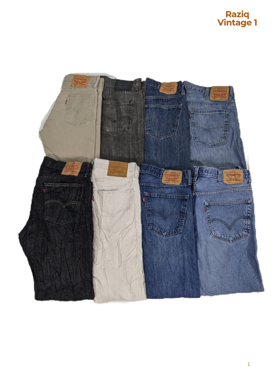 RV1769 Levi's Zipper Jeans