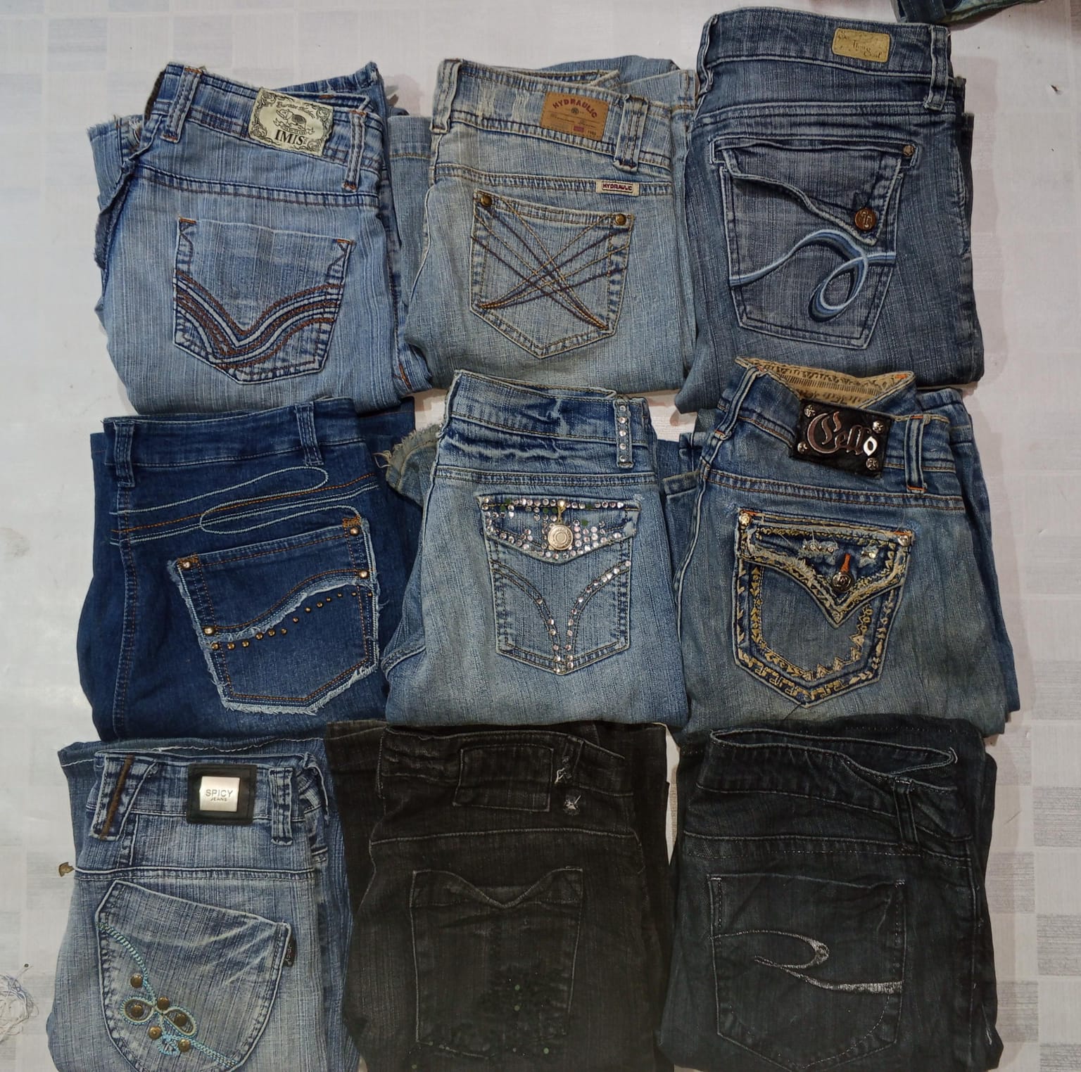 Y2K JEANS FLARE BOOTCUT JEANS