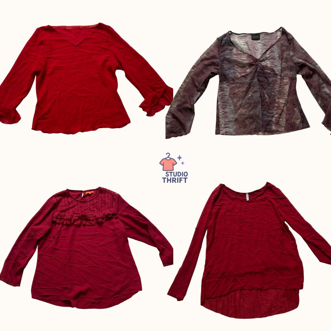 Sheer Sin Y2K Mesh Tops Bundle(MT-015)