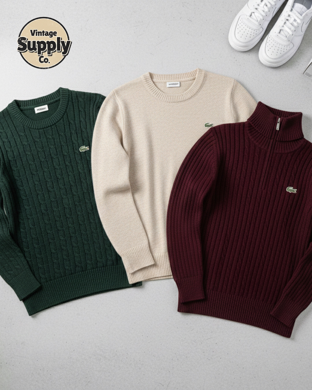 Premium Lacoste Knitted Sweaters |L15126