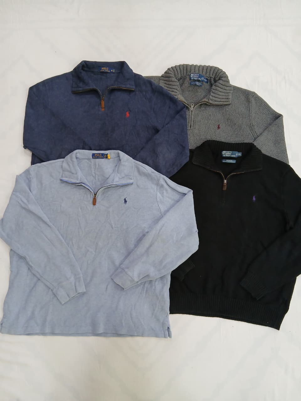 CRZ1503 Polo Ralph Lauren Pulls à col zippé