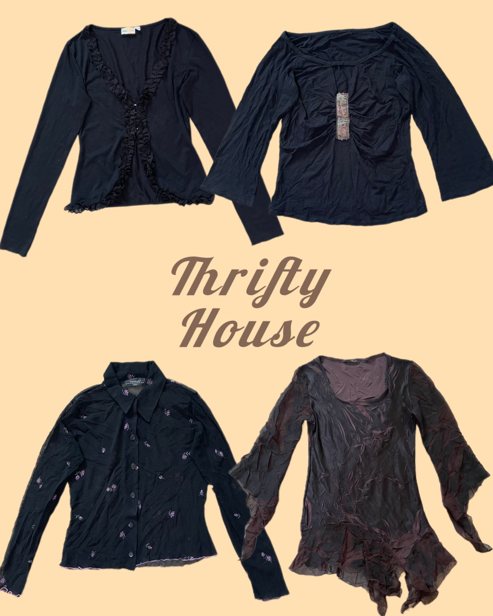 Y2k Grunge Tops(TH/104)