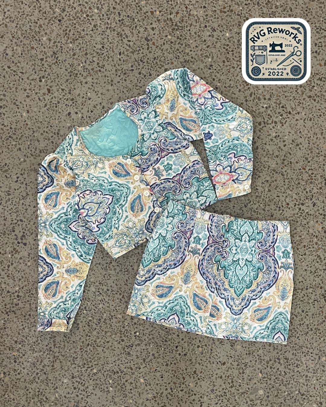 Upcycled Quilted Co-ord Set