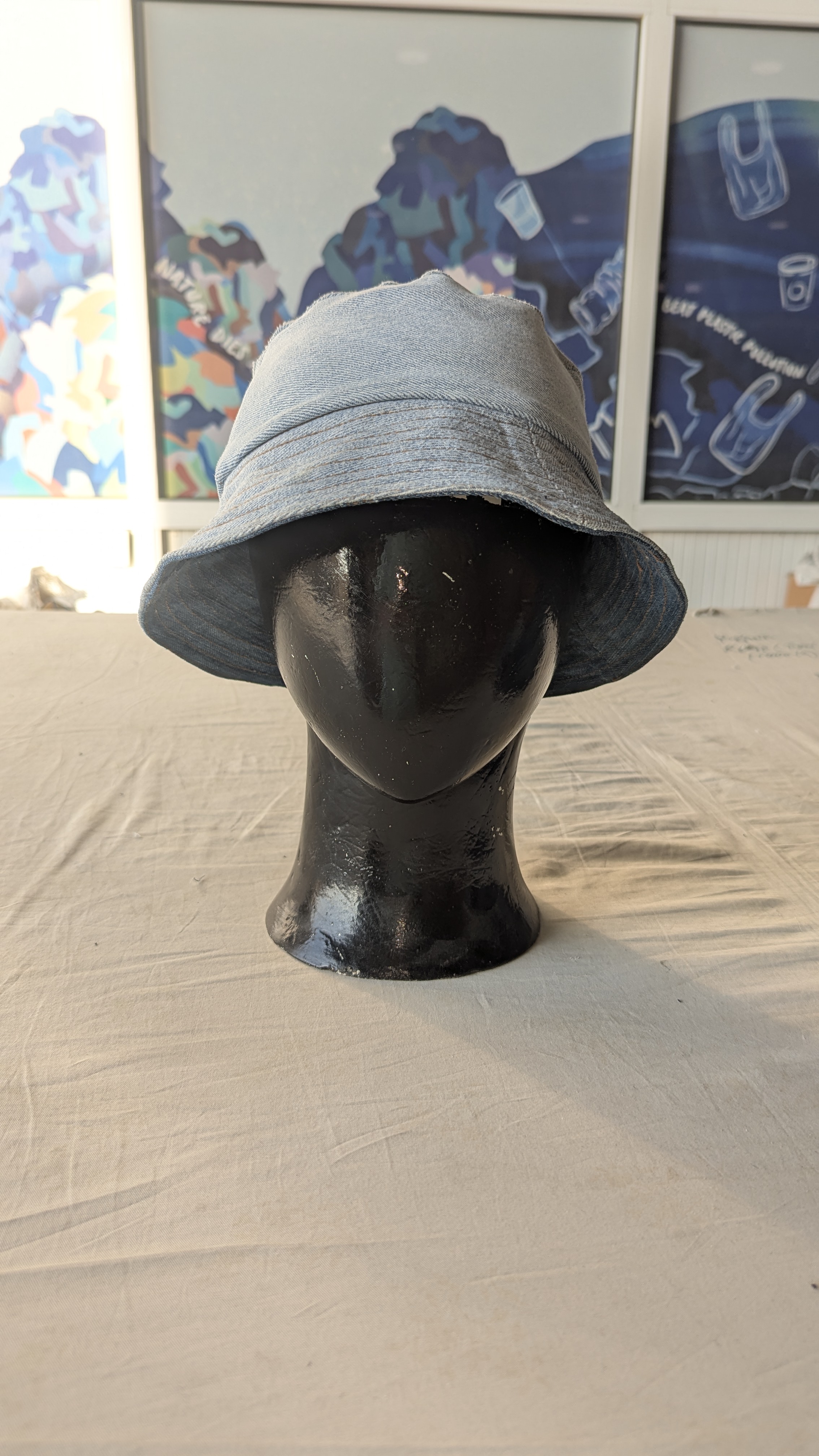 Upcycled Denim Bucket Hats