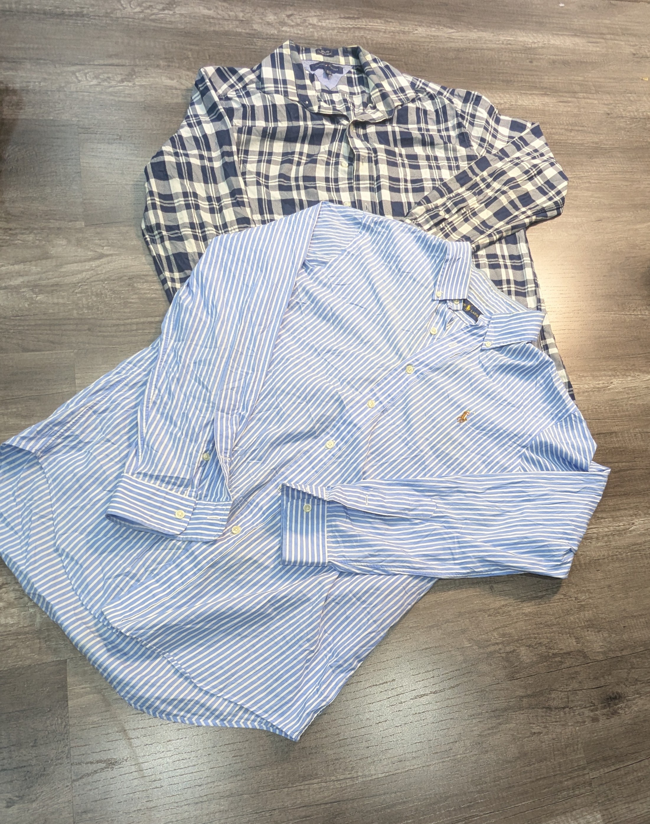 3040 - Ralph Lauren、Tommy Hilfiger フルスリーブおよびハーフスリーブシャツ