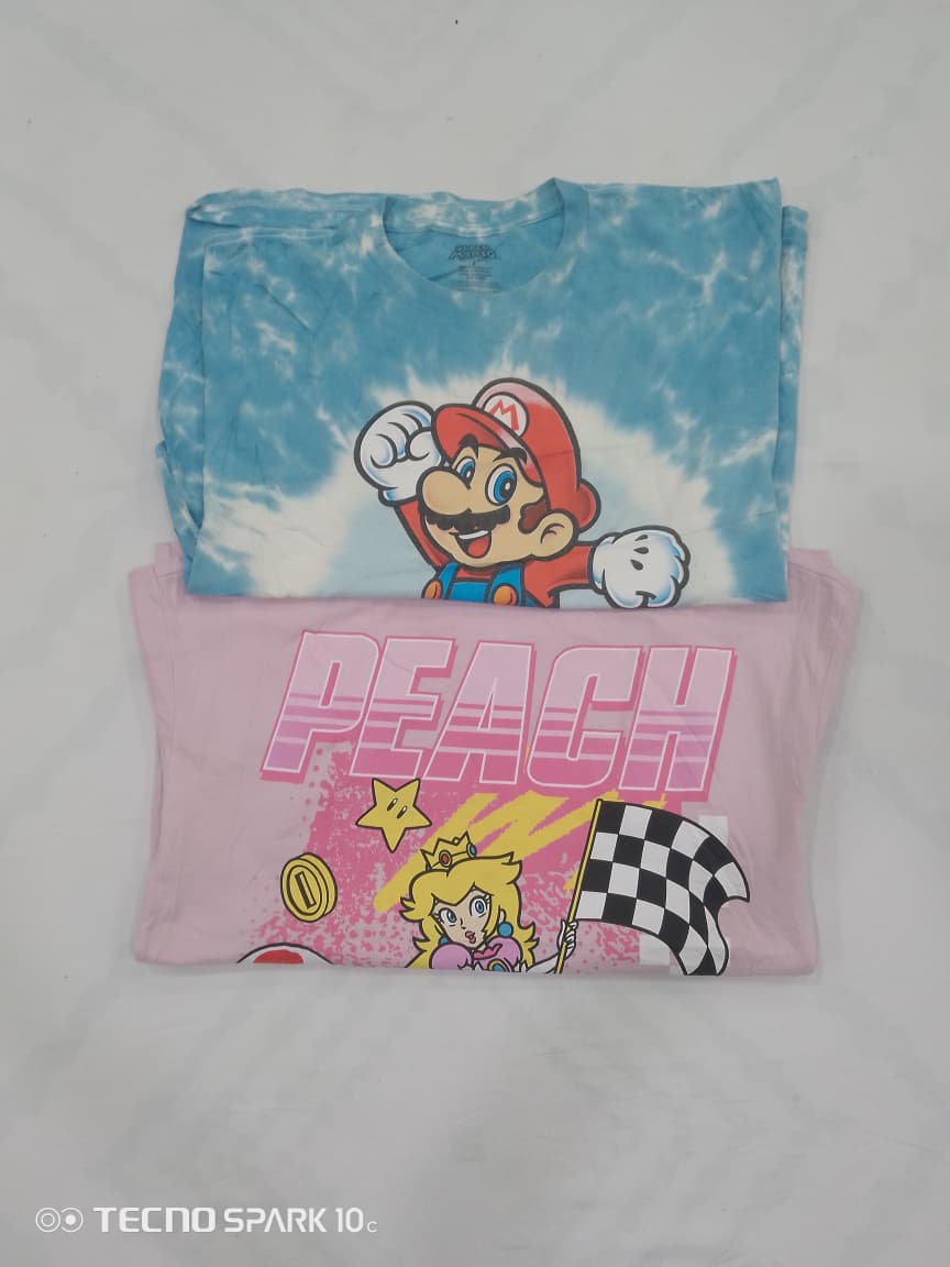 T-shirts imprimés de dessin animé ZV1530 sans marque