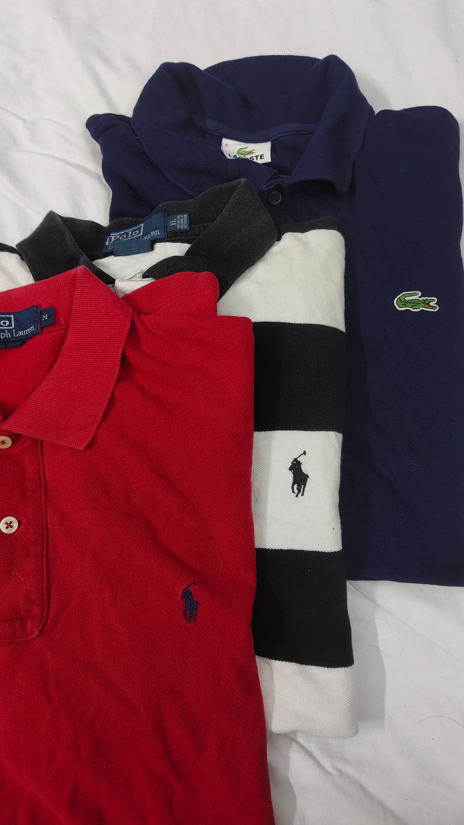 Ralph Lauren polo Lacoste polo shirts