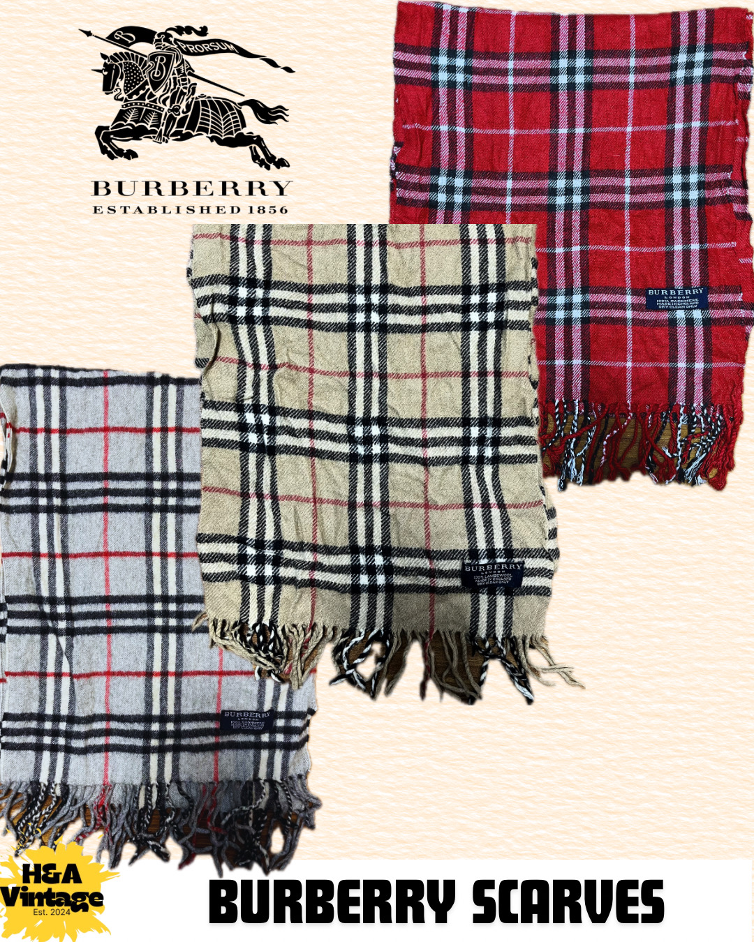Écharpes Burberry Premium 🧣