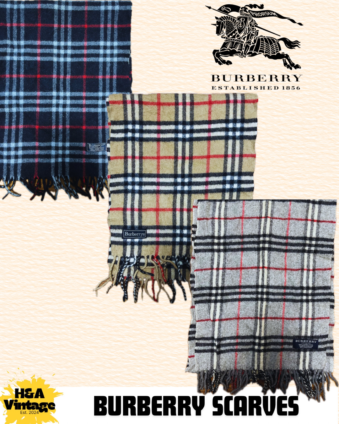 Écharpes Burberry Premium 🧣