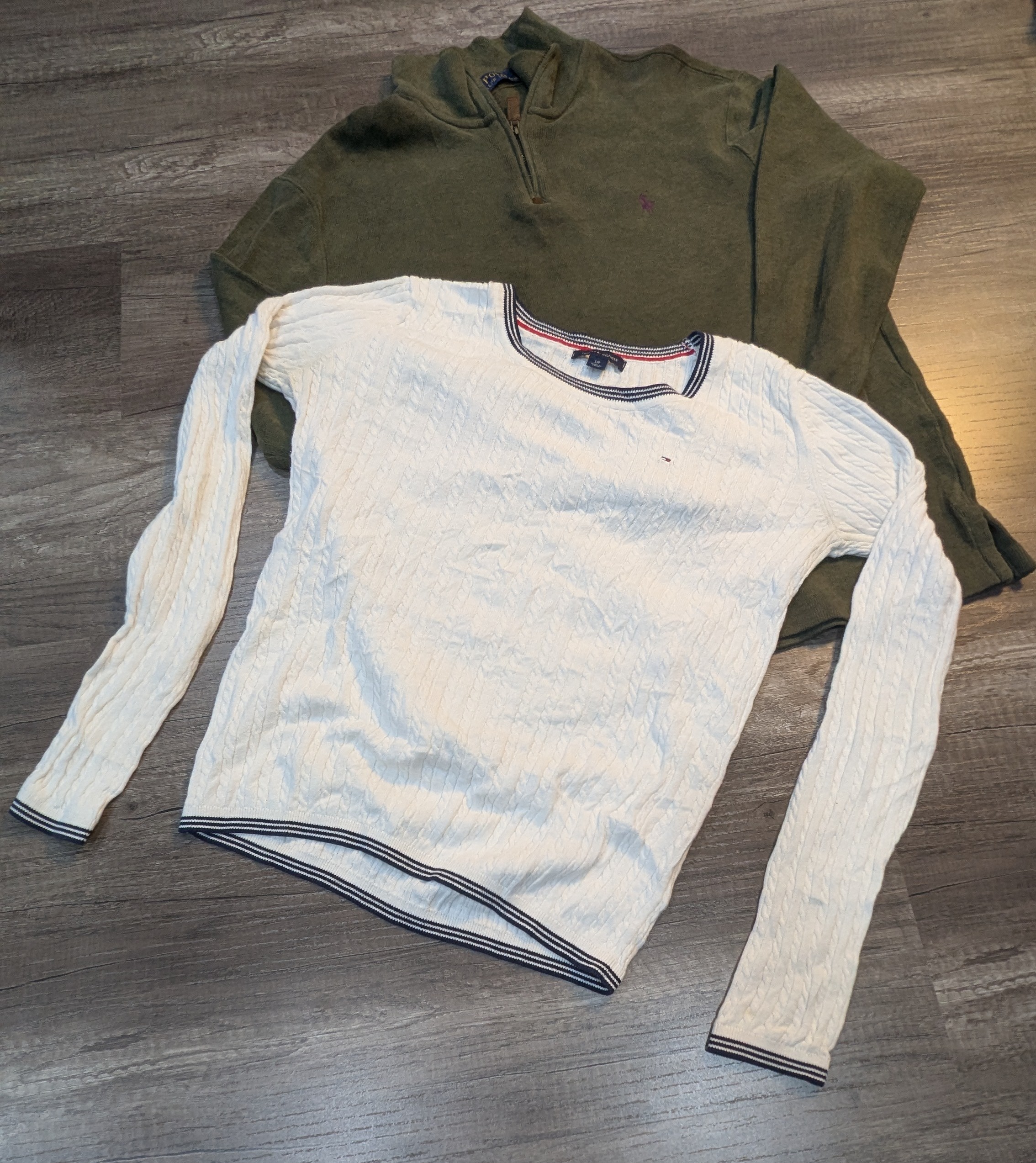 3048 - Tommy Hilfiger, Ralph Lauren セーター ¼ジップ & タートルネック