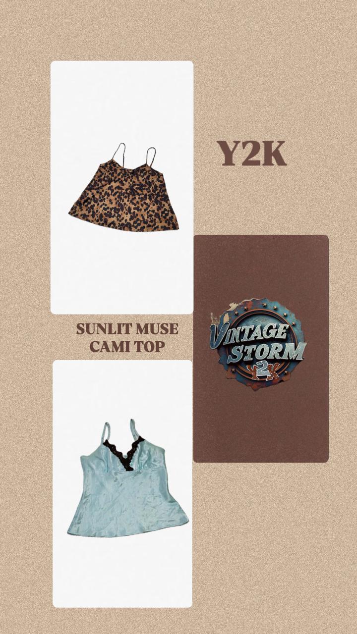 Y2K Sunlit Muse Cami Top