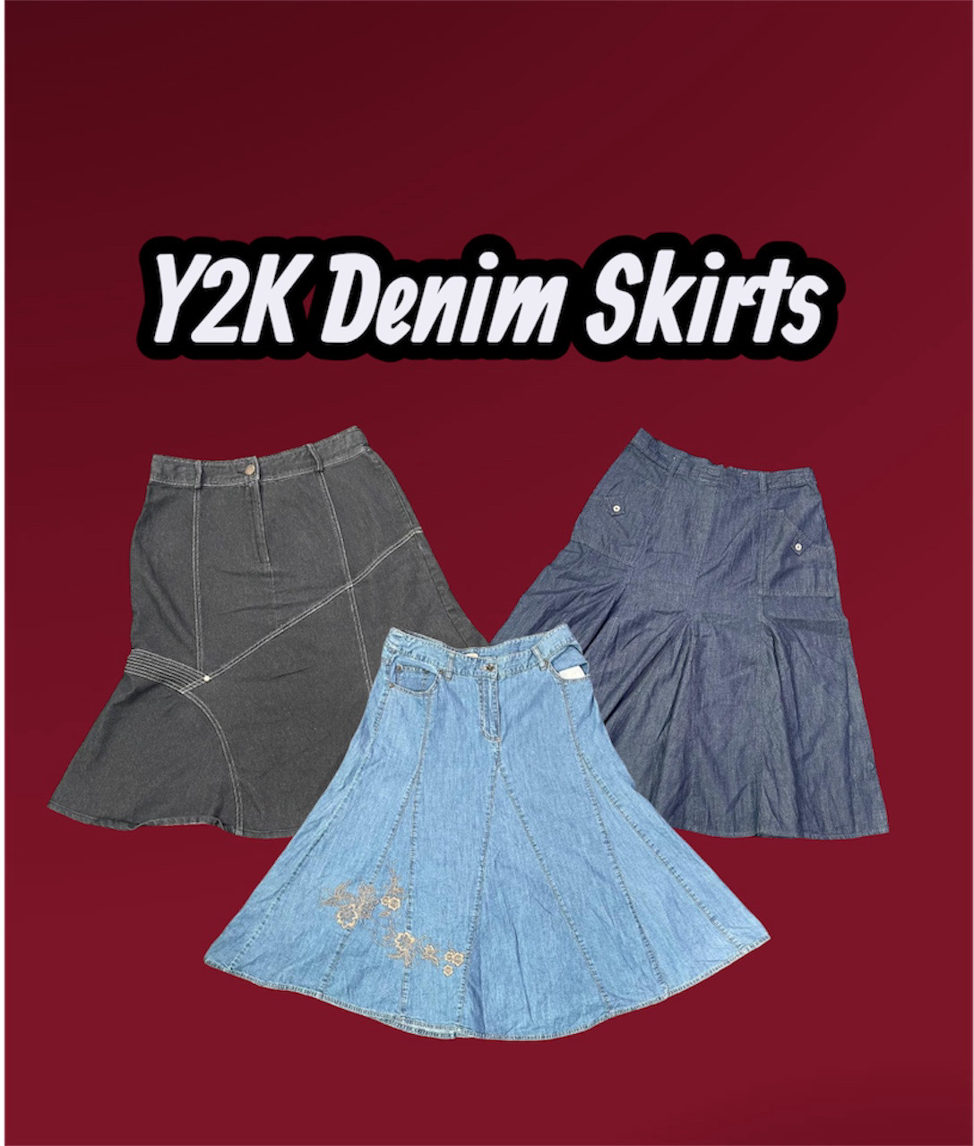 Y2K Denim Röcke - (15/01)