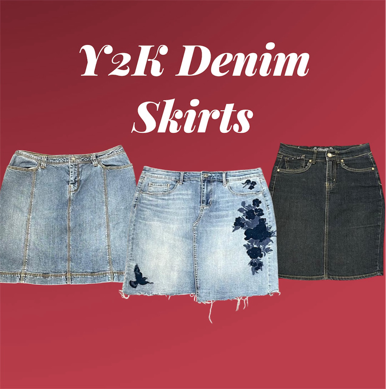 Y2K Denim Skirts - (15/01)