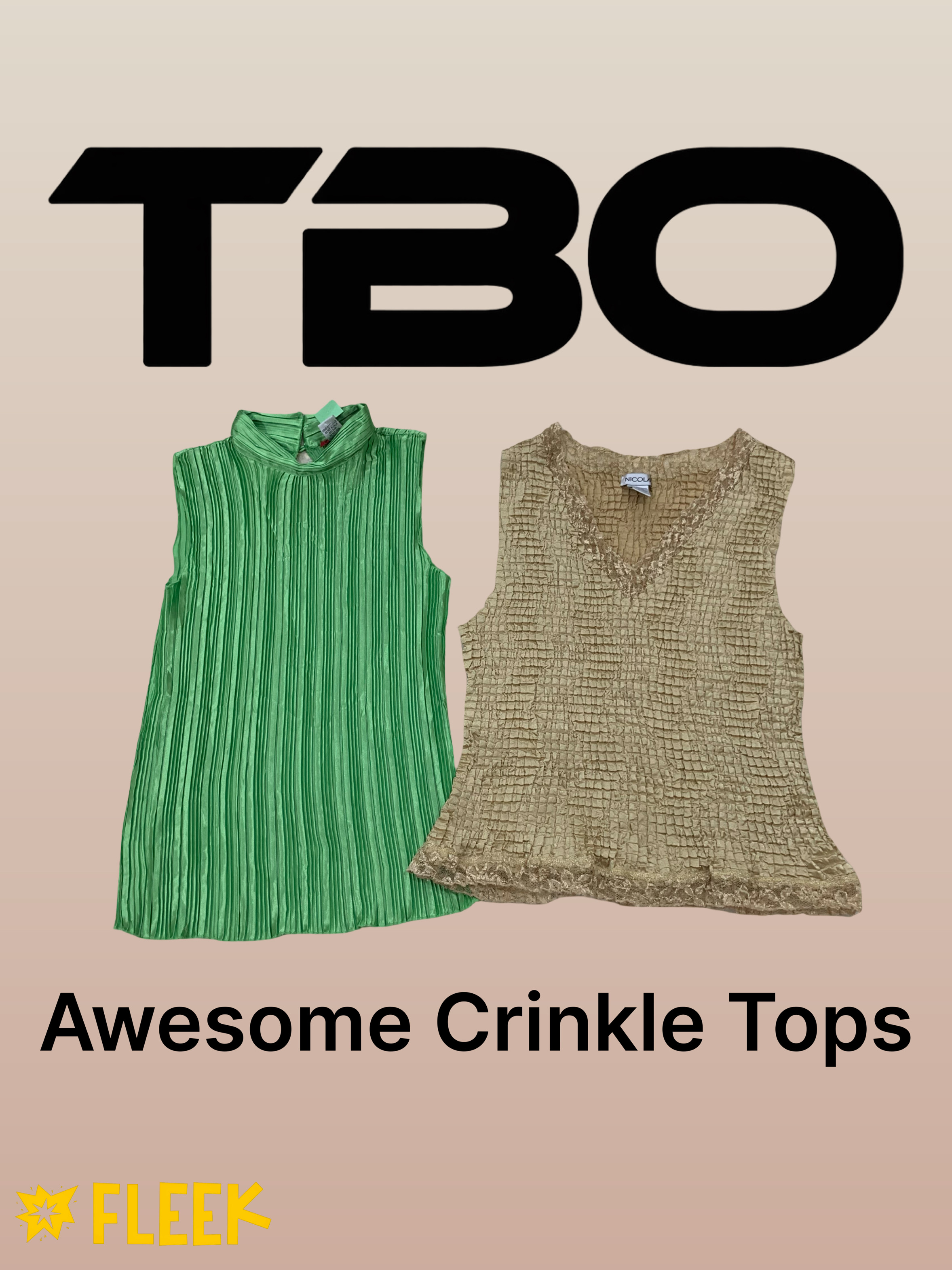 Tops Crinkle Géniaux    (TBO-72)