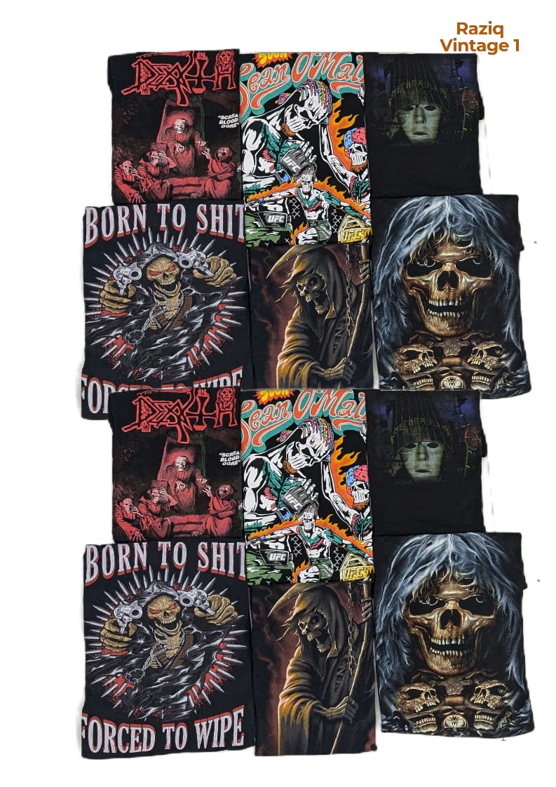 💥 RV1778 Skeleton Printed Tshirts