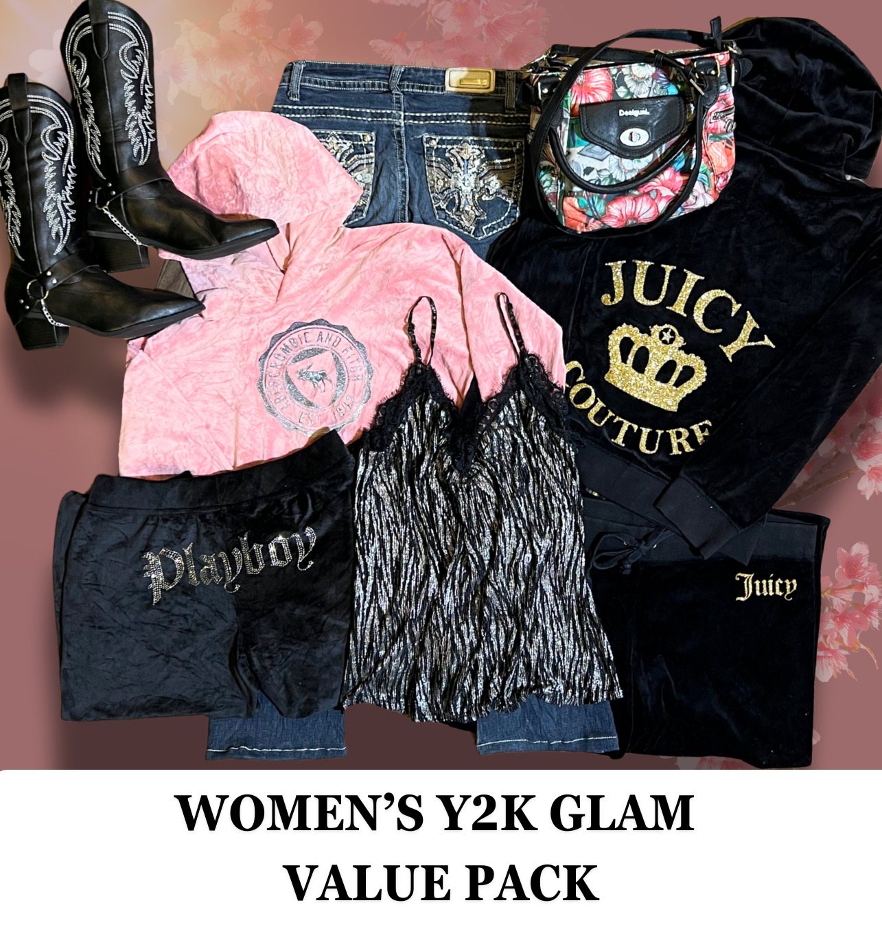 Premium Women's Y2k Glam Value Pack (Vinted / Depop Reseller Bundle)