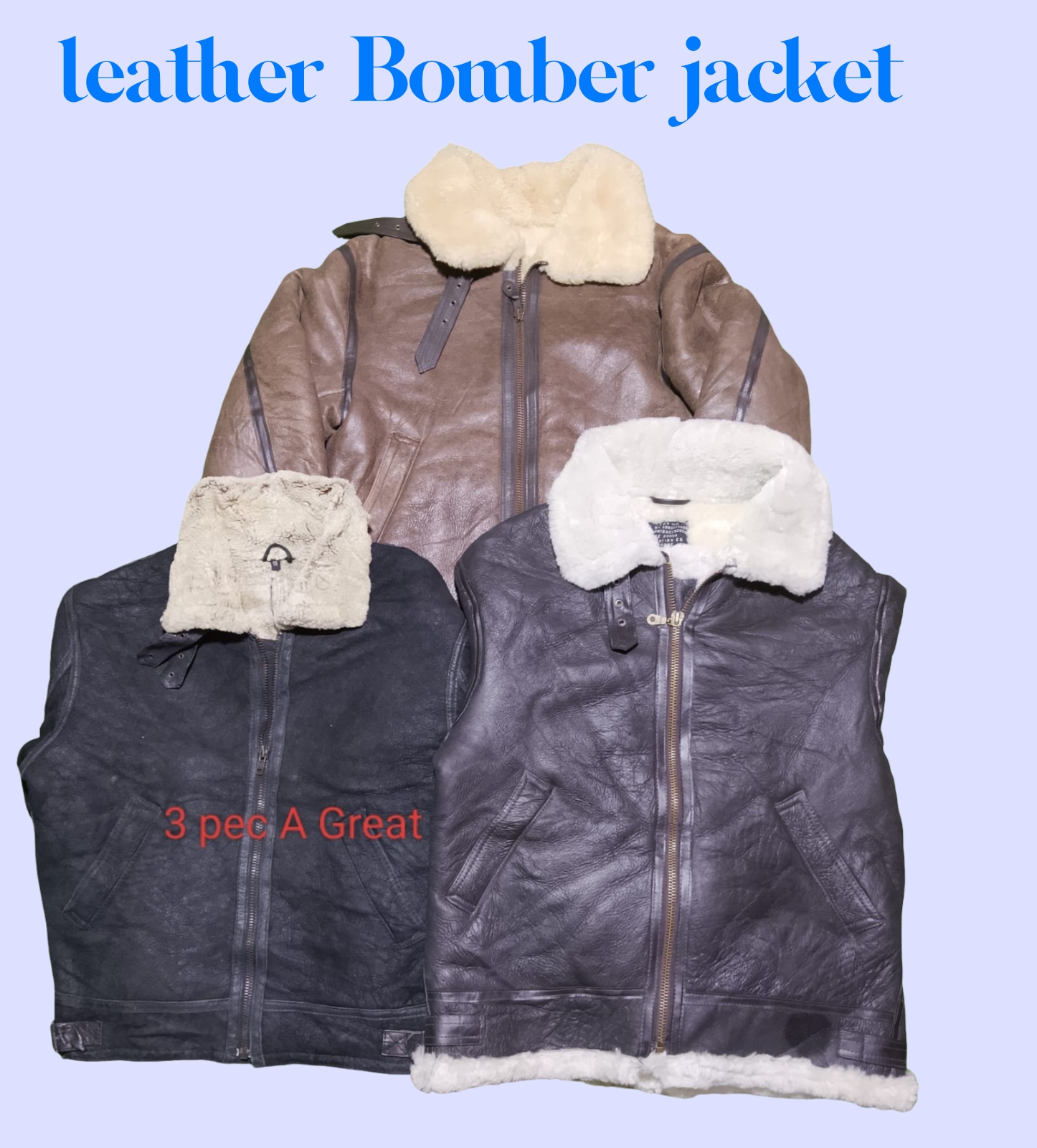 Leather Bomber Jackets