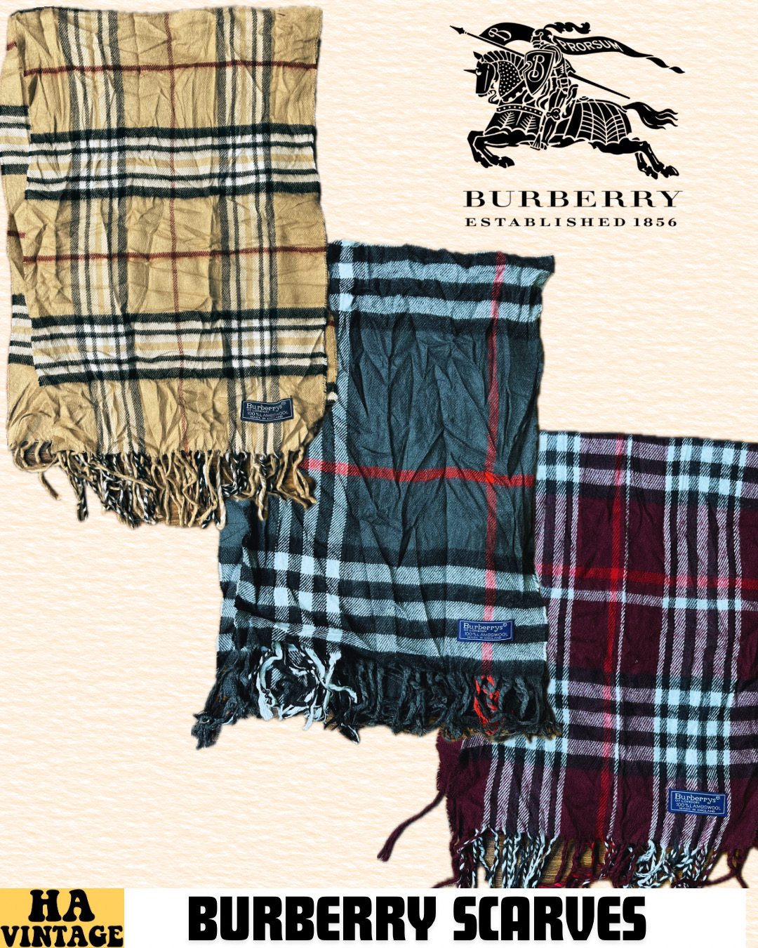 Premium Burberry Scarves 🧣