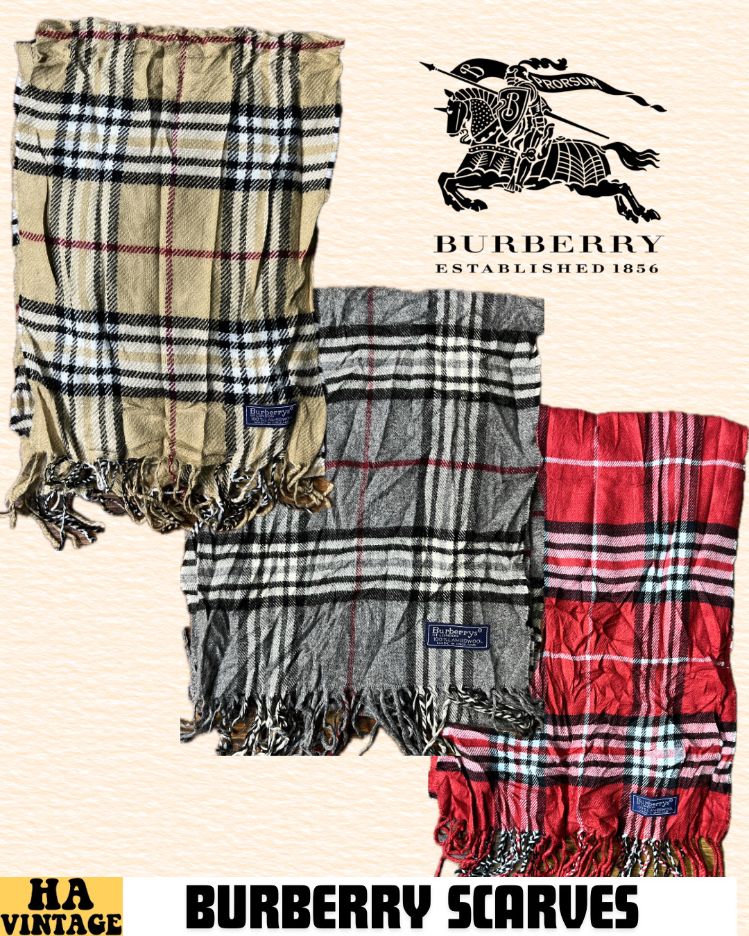 Écharpes Burberry Premium 🧣