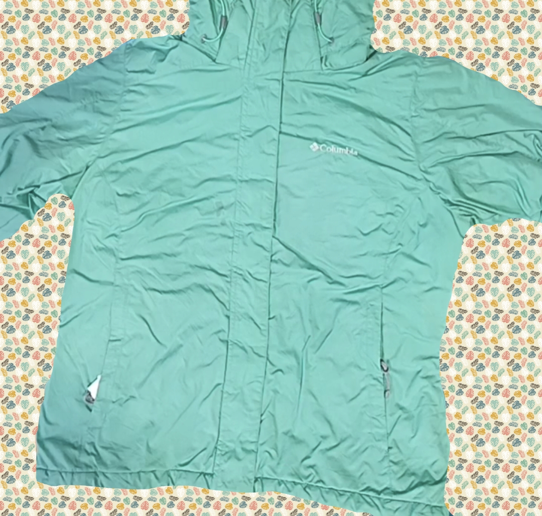 Branded nylon jacket