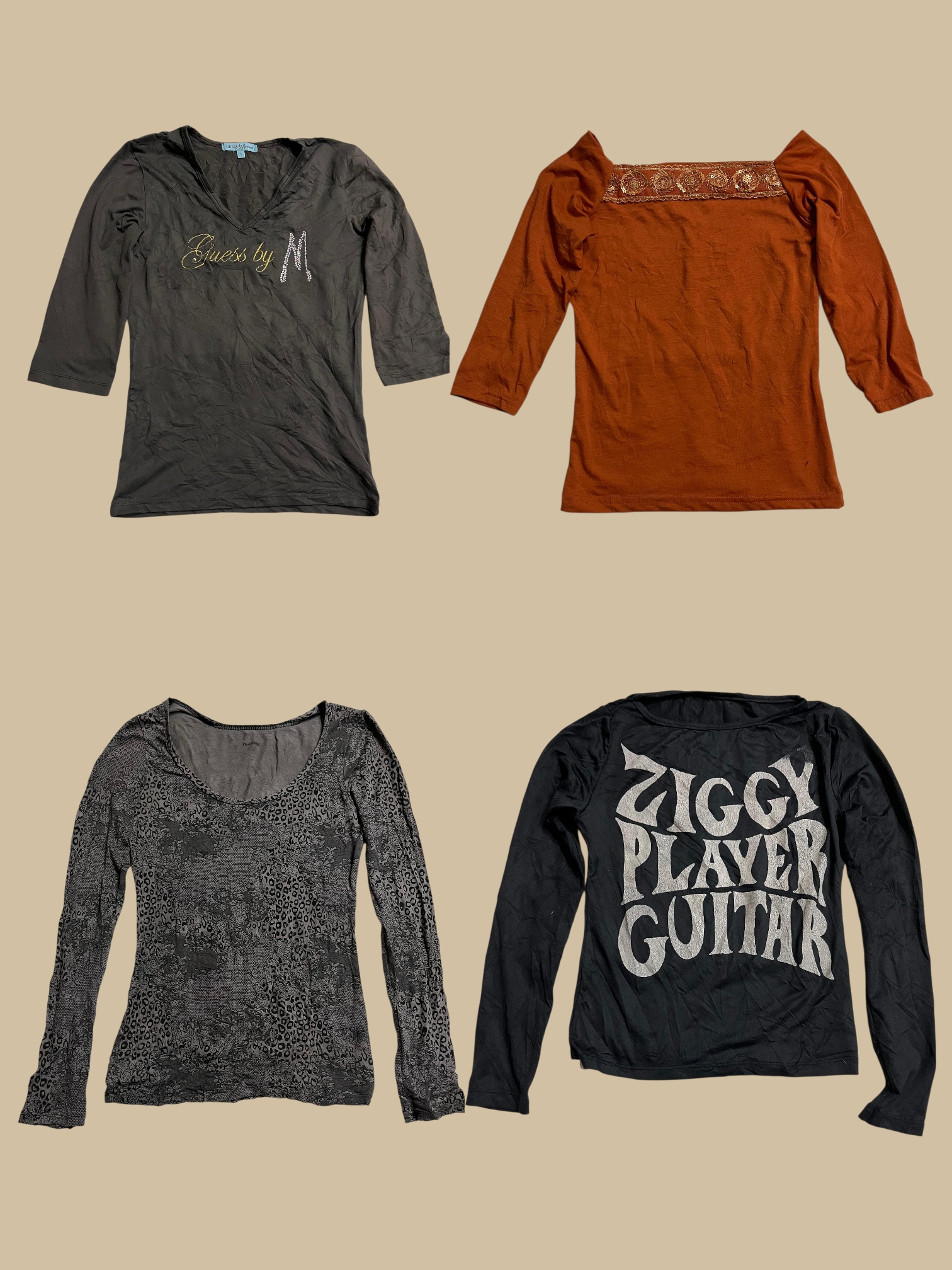 Y2k long sleeves Tops 005