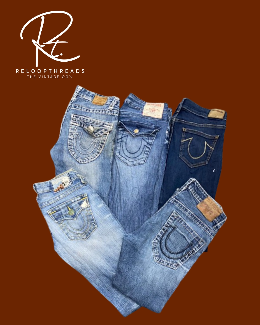 RT 1354 True Religion Mix Jeans