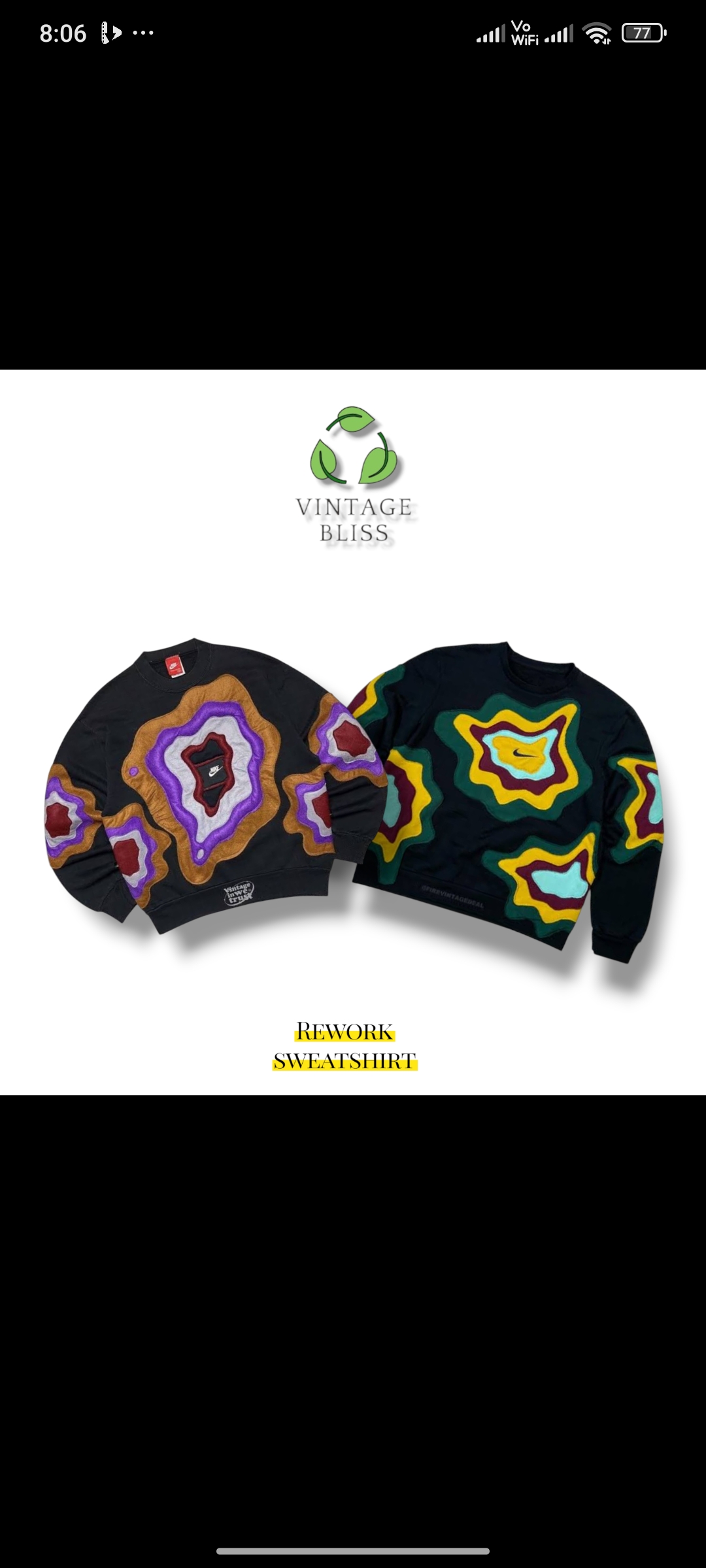 Nike Rework Style Sweatshirts