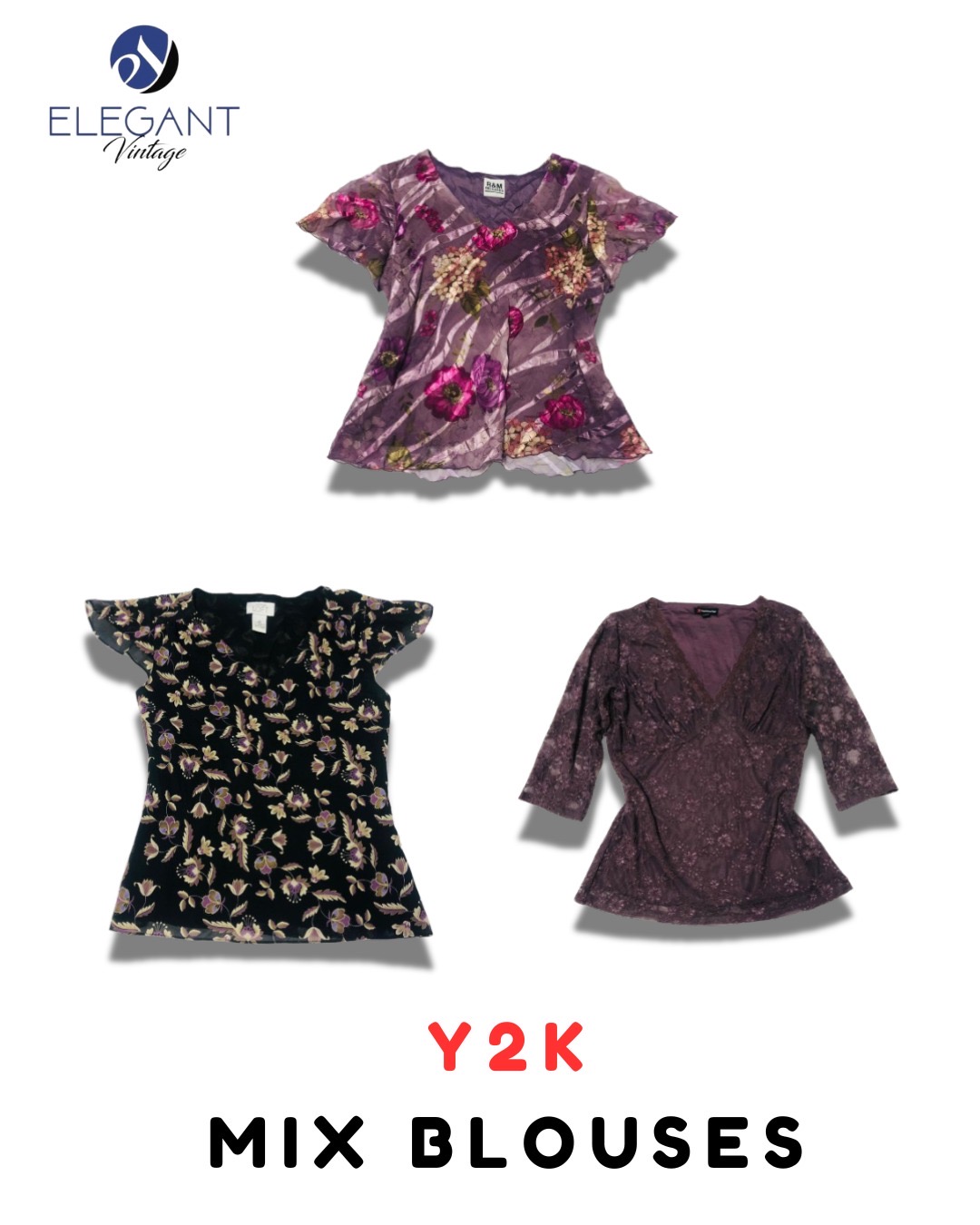 Y2K Mix Blouse - EV2092