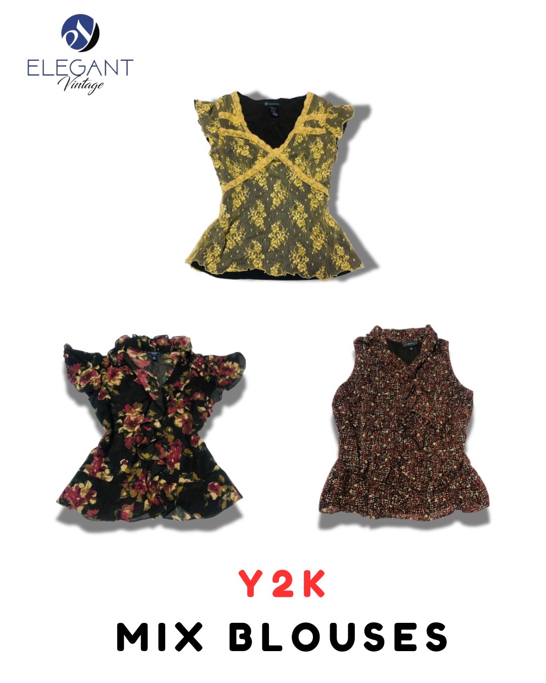 Y2K Mix Blouse - EV2093