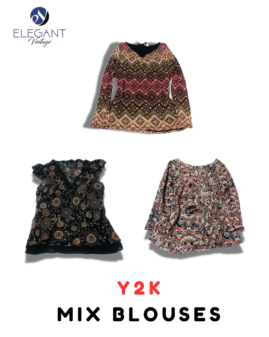 Y2K Mix Bluse - EV2094