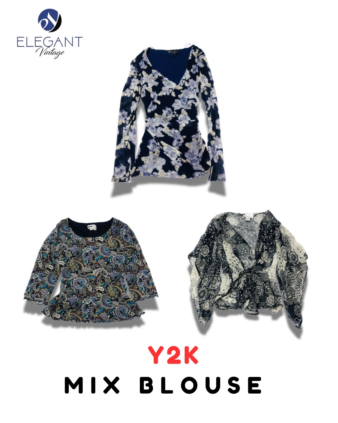 Y2K Mix Bluse - EV2099