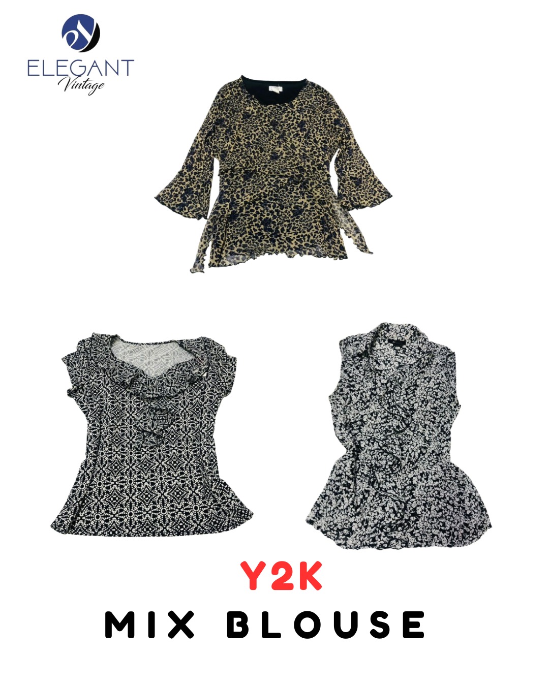 Y2K Mix Bluse - EV2101